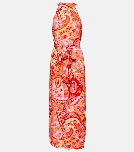 Celeste printed crÃªpe de chine midi dress - Rixo - Modalova