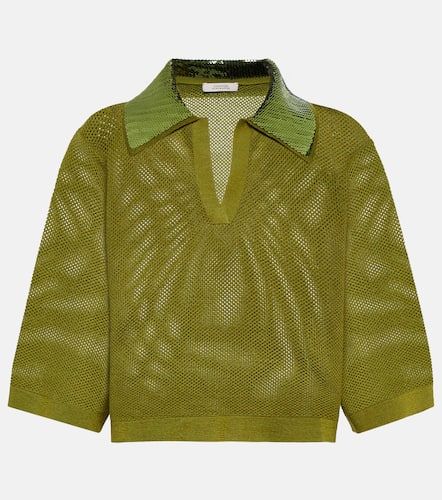 Top raccourci Essential Ease en laine et soie mélangés - Dorothee Schumacher - Modalova