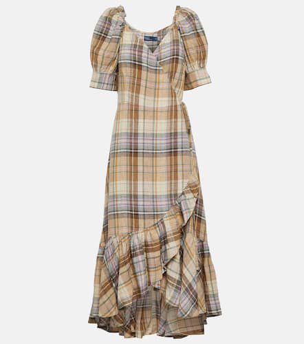 Polo Ralph Lauren Plaid linen dress - Polo Ralph Lauren - Modalova