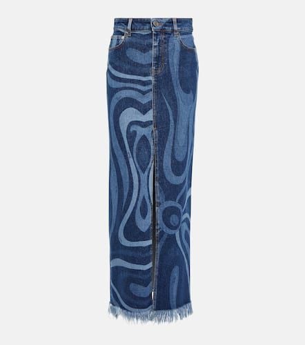 Pucci Maxirock Marmo aus Denim - Pucci - Modalova