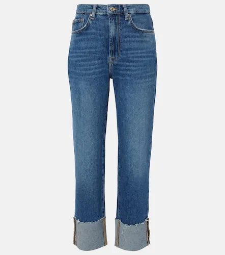 Logan high-rise cropped slim jeans - 7 For All Mankind - Modalova