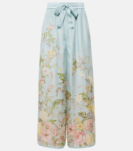 Waverly floral silk palazzo pants - Zimmermann - Modalova