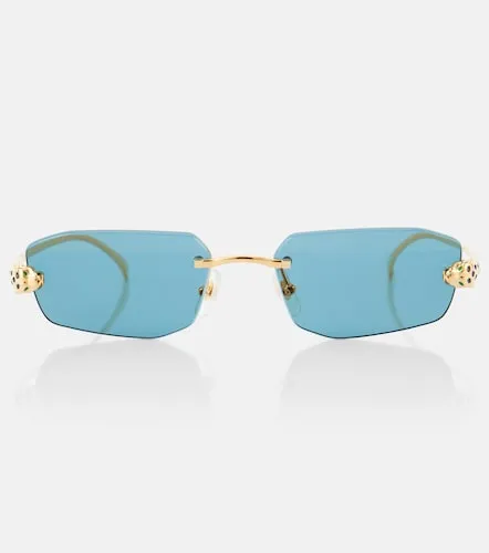 Panthere de Cartier rectangular sunglasses - Cartier Eyewear Collection - Modalova