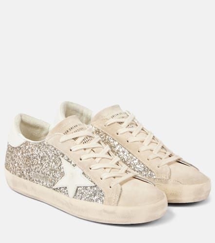 Sneakers Super-Star aus Leder mit Glitter - Golden Goose - Modalova