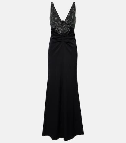 Floral-appliquÃ© embellished satin crÃªpe gown - Roland Mouret - Modalova