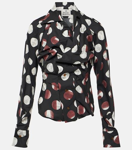 Camisa de popelín de algodón fruncida - Vivienne Westwood - Modalova