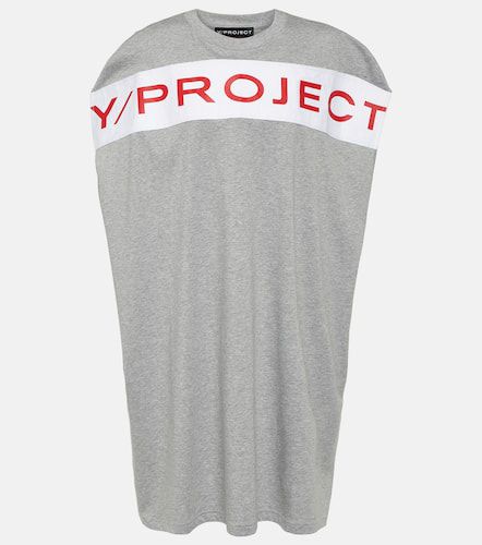 Miniabito in jersey di cotone con logo - Y/Project - Modalova