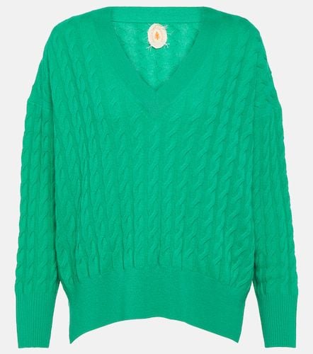 Cable-knit wool and cashmere sweater - Jardin des Orangers - Modalova