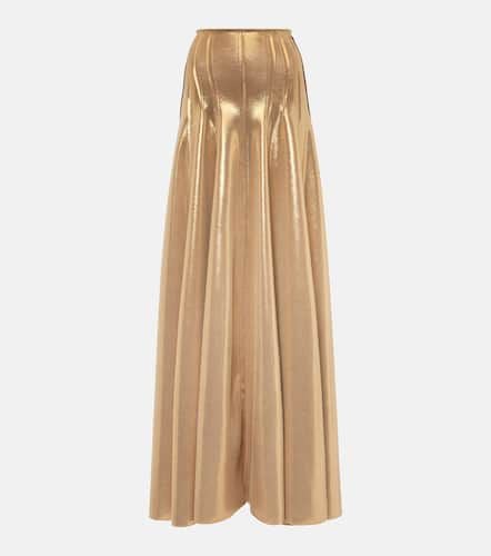 Grace high-rise lamÃ© maxi skirt - Norma Kamali - Modalova