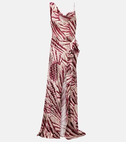 Printed draped crÃªpe gown - Dries Van Noten - Modalova