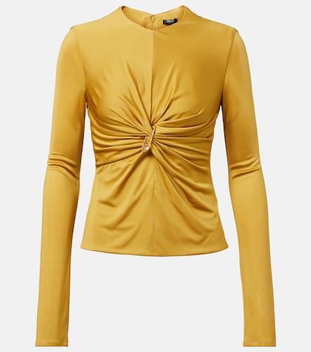 Versace Top Safety Pin in jersey - Versace - Modalova