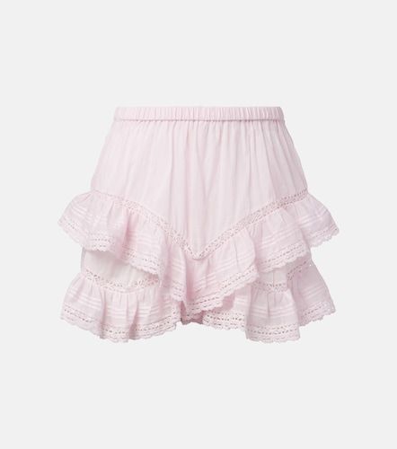 Shorts Geana de algodón con encaje - Marant Etoile - Modalova