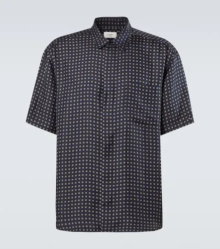 Camisa de seda estampada - Saint Laurent - Modalova