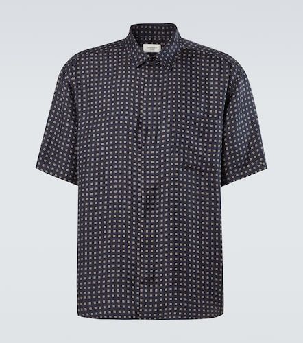 Camisa de seda estampada - Saint Laurent - Modalova