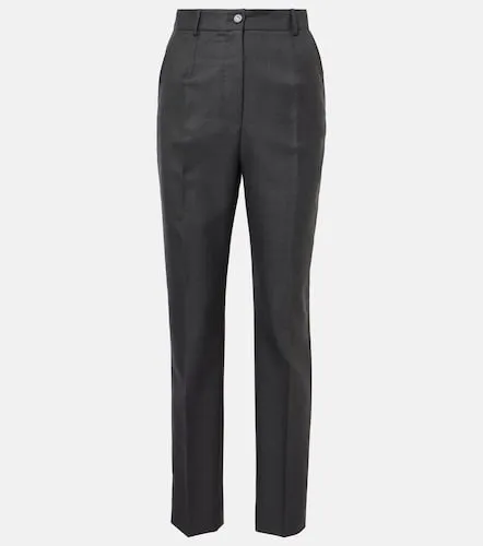 Pantalones slim de lana - Dolce&Gabbana - Modalova