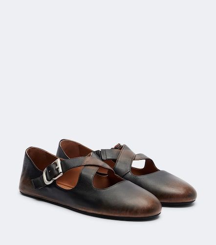 Alaïa Ballerinas aus Leder - Alaia - Modalova