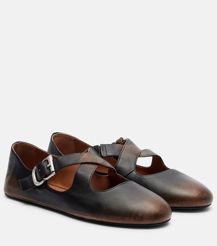 Alaia Leather ballet flats - Alaia - Modalova