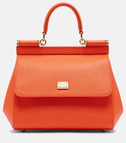 Sicily Small leather top-handle bag - Dolce&Gabbana - Modalova