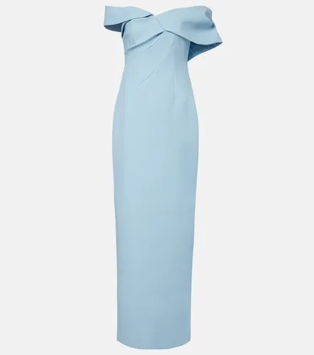 Maddie draped off-shoulder crepe gown - Rachel Gilbert - Modalova
