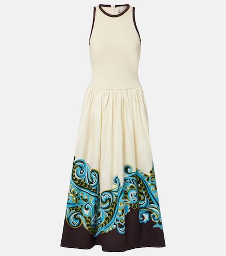 Alémais Vestido midi Natalia de algodón estampado - Alemais - Modalova
