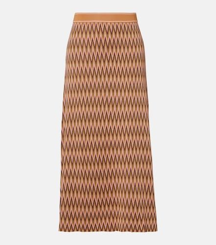 Rixo Gonna midi in jacquard Brandy - Rixo - Modalova