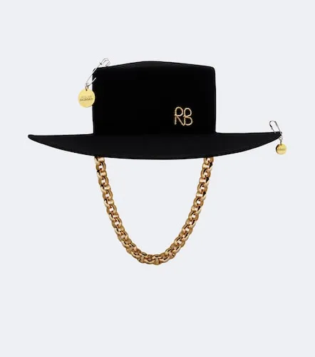 Chain-detail wool felt fedora - Ruslan Baginskiy - Modalova