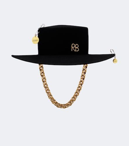 Fedora aus Wolle mit Kettendetail - Ruslan Baginskiy - Modalova