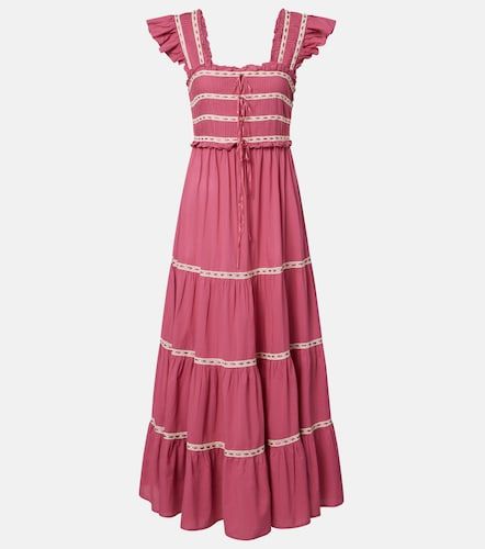 Abito midi Chandra in cotone a balze - Rixo - Modalova