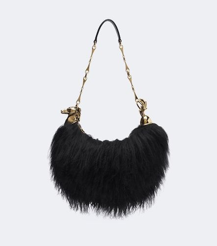 Chain Horse Large shearling shoulder bag - Chloe - Modalova