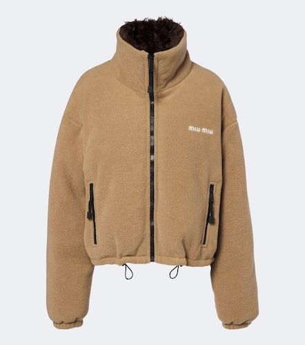 Miu Miu Daunenjacke aus Fleece - Miu Miu - Modalova