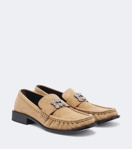 Viv Moc embellished suede loafers - Roger Vivier - Modalova