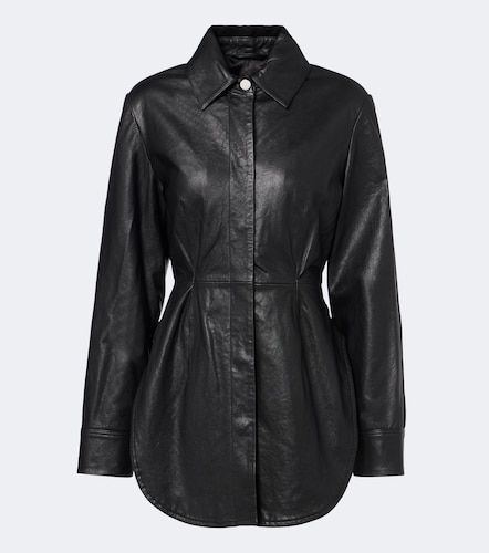 Hemd aus Leder und Veloursleder - Sportmax - Modalova