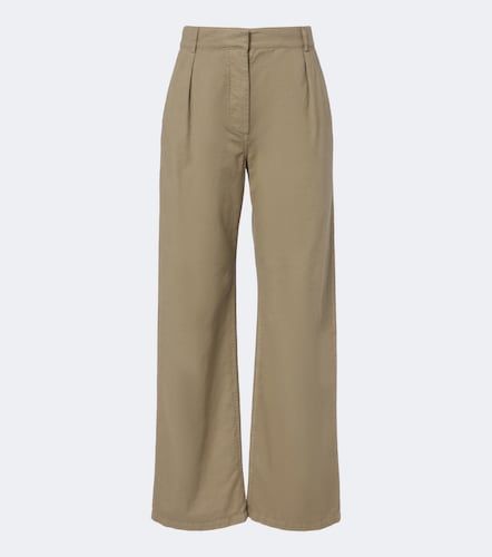 Pantaloni regular Adler in cotone e cashmere - The Row - Modalova