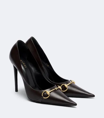 Gucci Donna Horsebit leather pumps - Gucci - Modalova