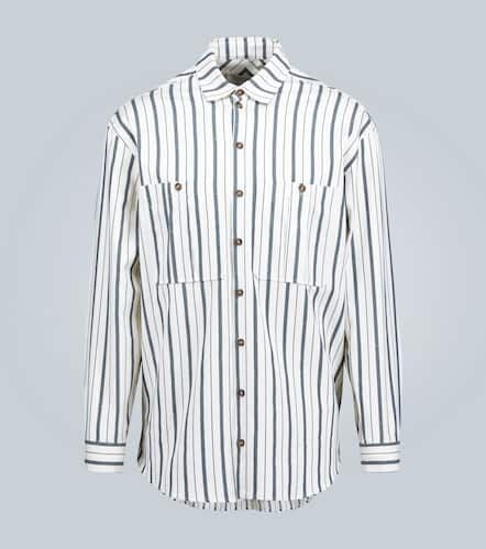 Oversized slubbed cotton shirt - King & Tuckfield - Modalova