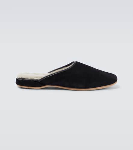 Slippers Douglas in suede e shearling - Derek Rose - Modalova