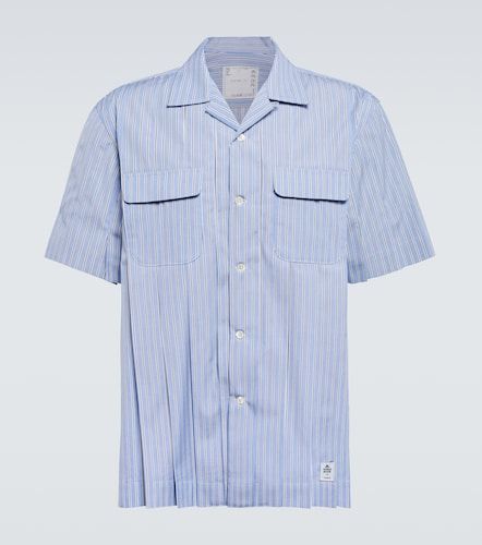 Sacai Camisa de algodón a rayas - Sacai - Modalova
