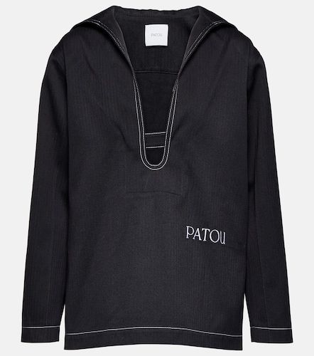 Patou Top de algodón con logo - Patou - Modalova