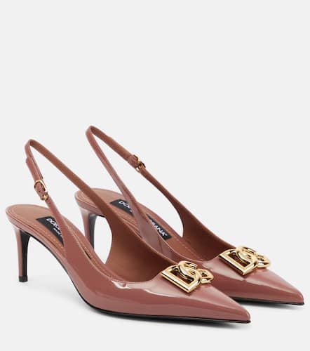 DG patent leather slingback pumps - Dolce&Gabbana - Modalova