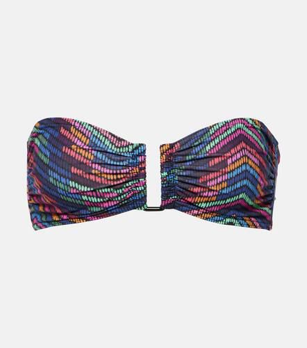 Illusion printed bandeau bikini top - Eres - Modalova