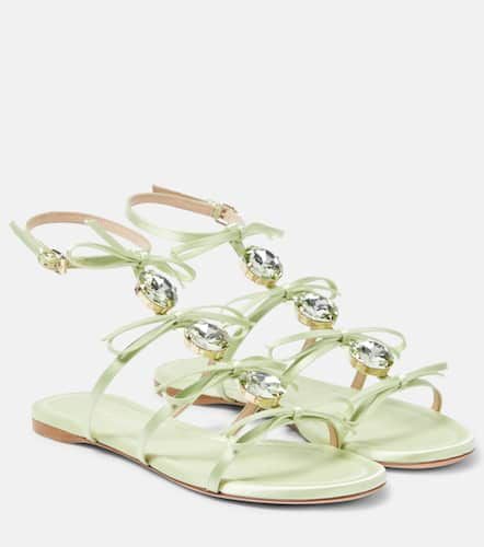 Embellished satin sandals - Giambattista Valli - Modalova