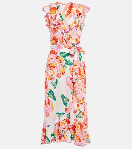 Aude floral midi dress - Poupette St Barth - Modalova