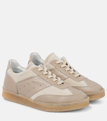 Leather sneakers - MM6 Maison Margiela - Modalova