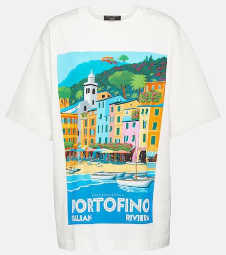 T-Shirt Portofino aus Baumwolle - Dolce&Gabbana - Modalova