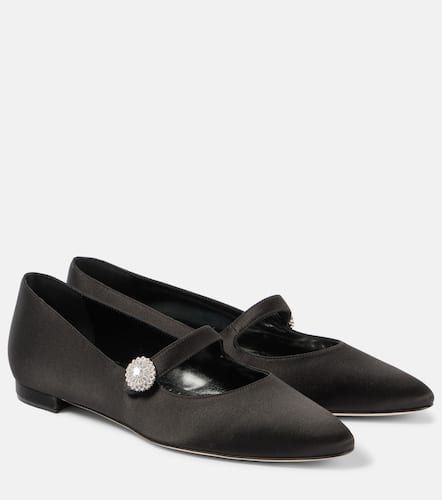 Marijana satin ballet flats - Manolo Blahnik - Modalova