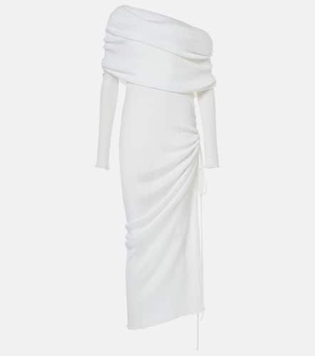Alaïa Robe midi à encolure bardot - Alaia - Modalova