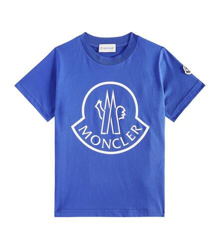 Logo printed cotton jersey T-shirt - Moncler Enfant - Modalova