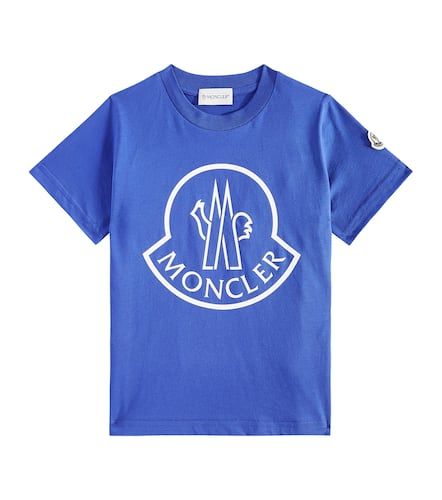 Logo printed cotton jersey T-shirt - Moncler Enfant - Modalova