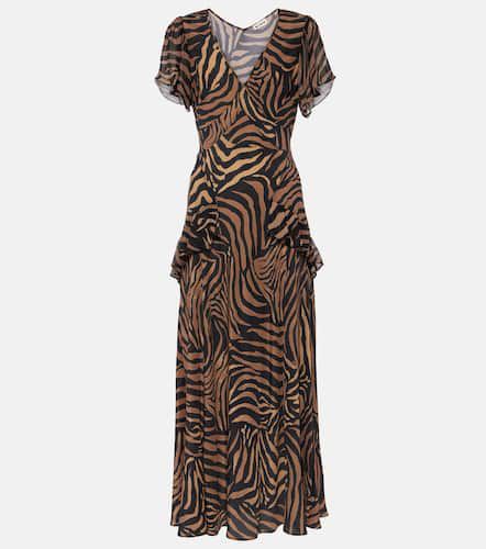 Rixo Evie printed silk midi dress - Rixo - Modalova