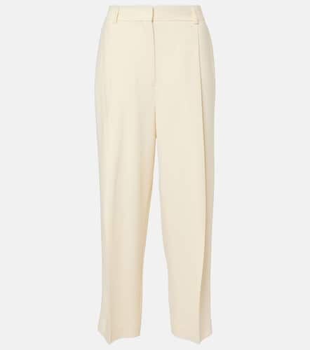 Pleated low-rise straight pants - Toteme - Modalova